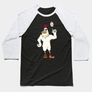Rooster Spins An Egg Baseball T-Shirt